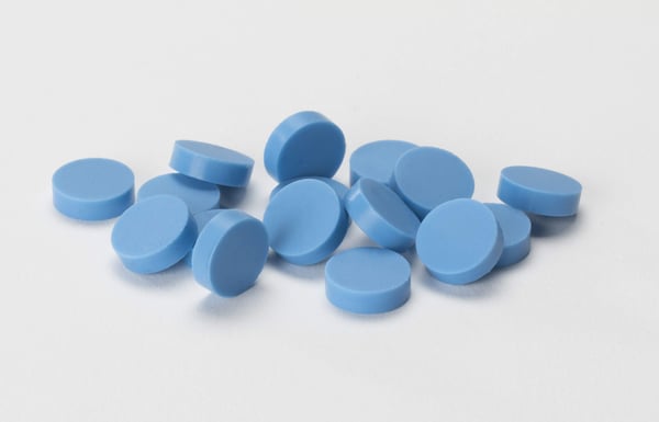 Blue Injection Port Septa, Pkg. 10