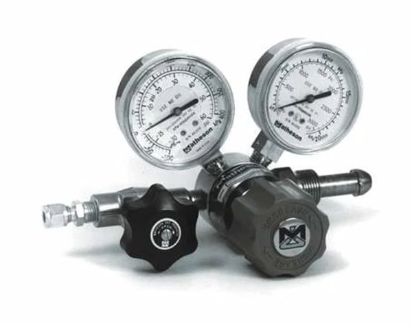 Helium or Argon Gas Regulator