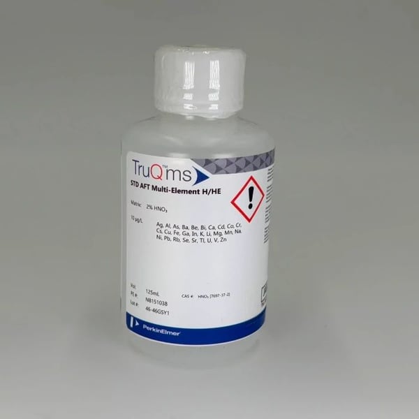NexION AFT Multi-Element Solution (H/He), 2% HNO<sub>3</sub>, 125 mL