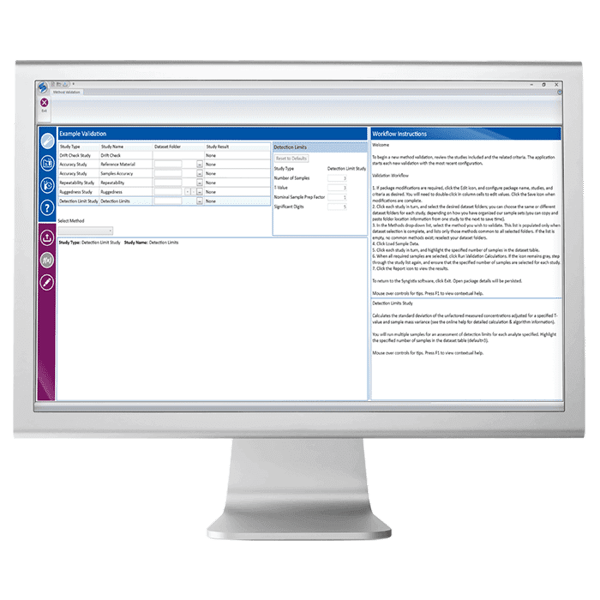 Syngistix for ICP-MS Automated Method Validation Application Software Module