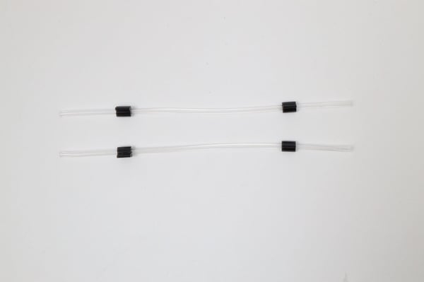 prep3 Blk-Blk Flared Tubing 0.76mm Pkg12