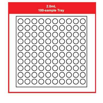 100-Position Sample Tray for Series 200 Autosampler