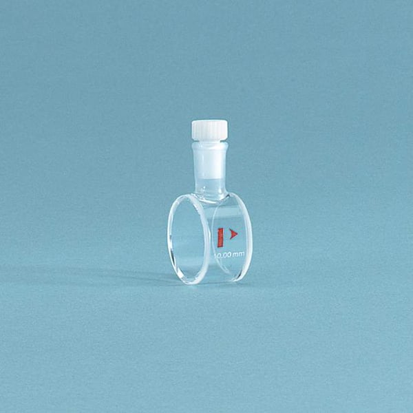 NIR Quartz SUPRASIL 300 Macro Cylindrical Cell with PTFE Stopper - 10 mm, Qty. 1