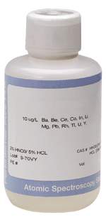 Control Laboratory Program Instrument Calibration Solution 2 , 2% HNO<sub>3</sub>, 125 mL
