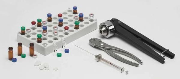 Autosampler Vial, Cap, And Septa Starter Kit