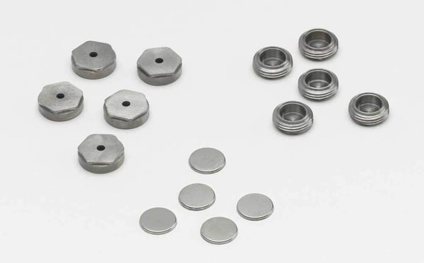 Titanium High Pressure Capsules - Qty. 5