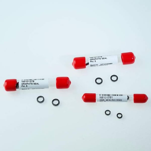 O-Ring, Graphite for Glass CAP Liner (pkg. 5)