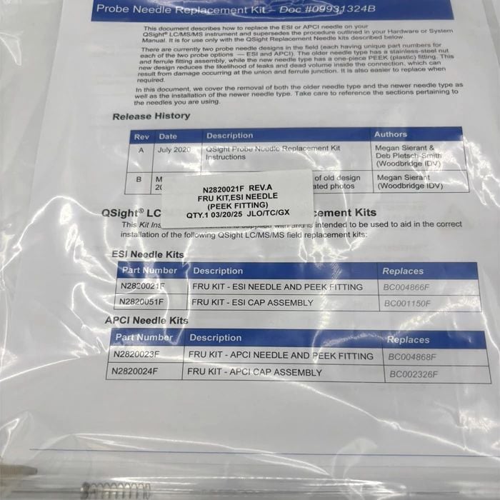 Product: FRU kit, ESI Needle (PEEK fitting)