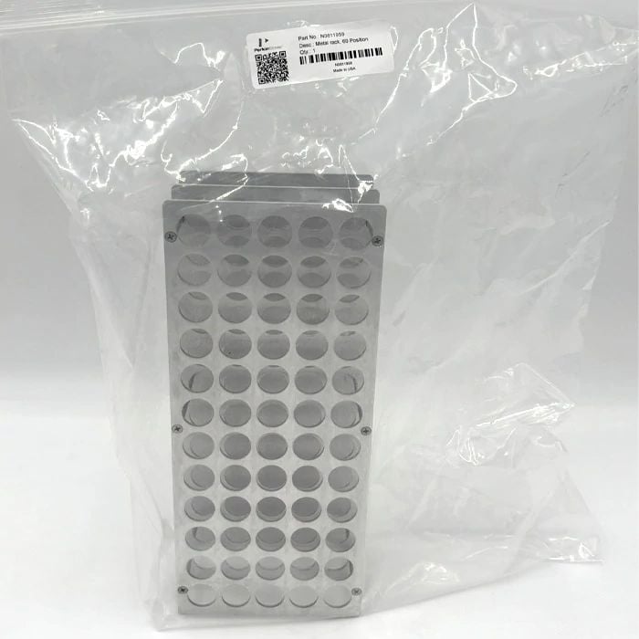 Product: Metal Sample Rack 60 Position, 13 - 16 mm Tubes