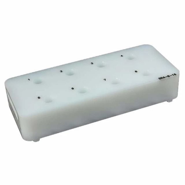 Product: 8-Position Sample Rack - 2x4, 16 mm