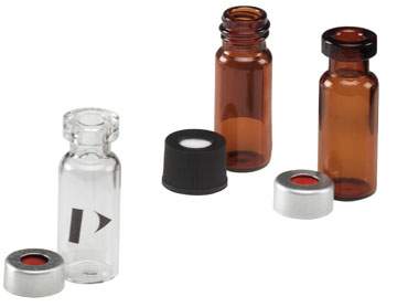 Perkin Elmer 10 mm Pre-Assembled Black Polypropylene Screw Cap with Pre-Slit PTFE/Silicone Septa, 100/pk